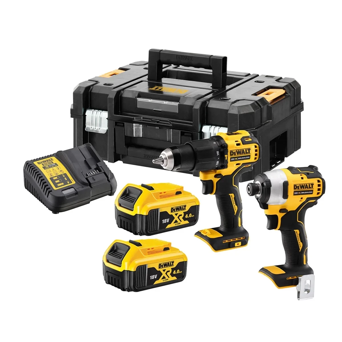 DeWalt set aku bušilica i odvijač 18V 2×2.0 Ah