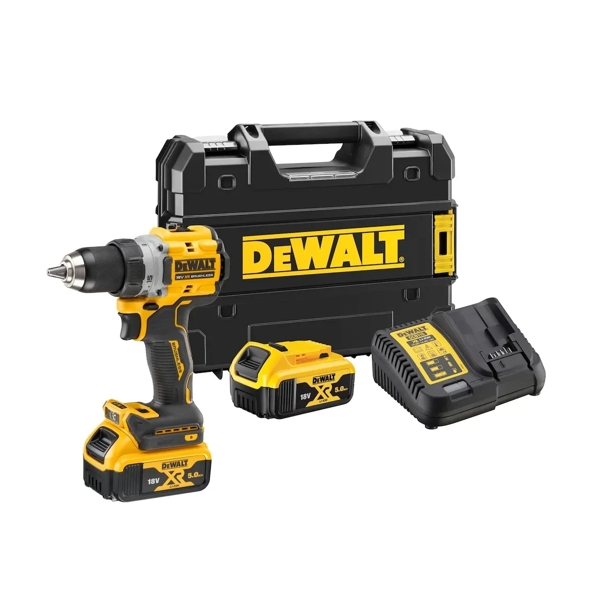 DeWalt aku bušilica BRUSHLESS 18V 2×5.0Ah