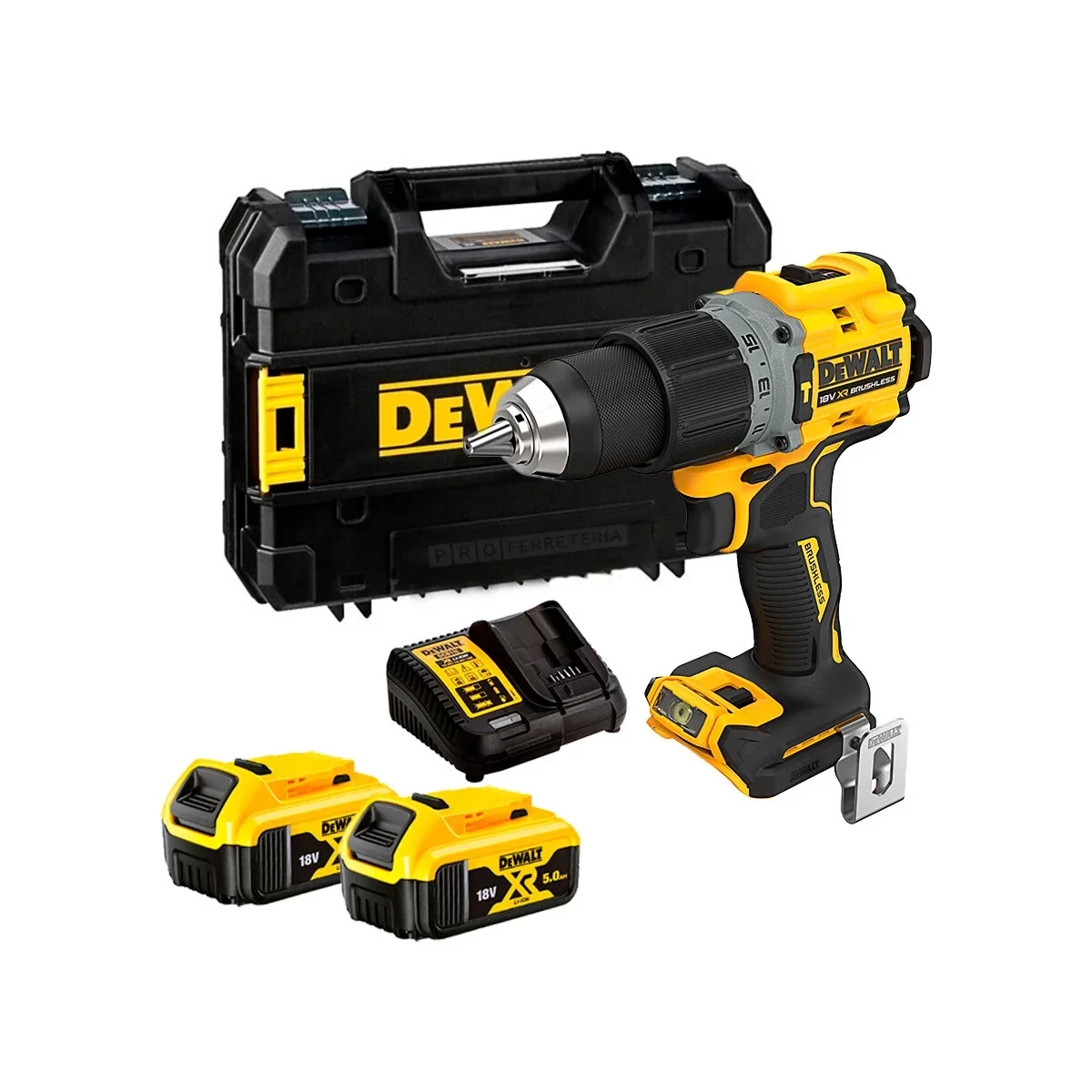 DeWalt aku udarna bušilica BRUSHLESS 18V 2×5.0Ah