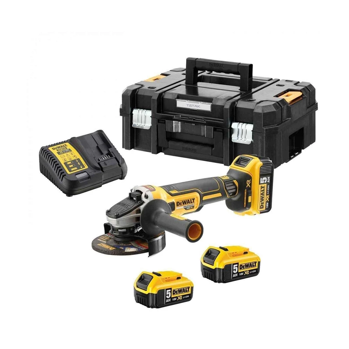 DeWALT aku ugaona kutna brusilica DCG405P3 125mm Kit