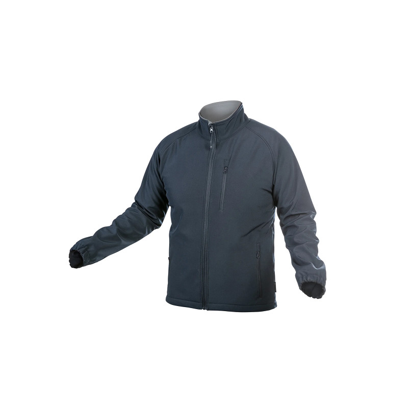 Hoegert softshell plava radna jakna BIESE HT5K255