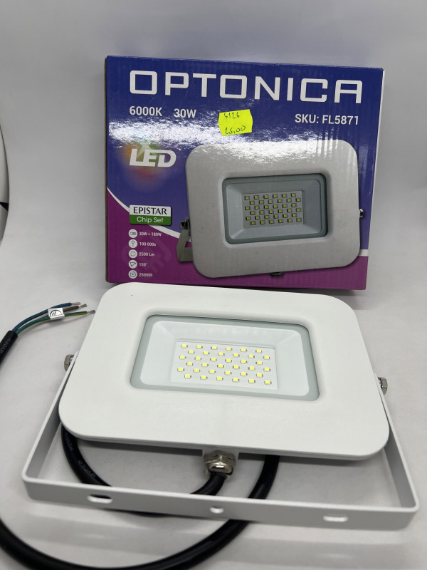 Optonica led reflektor bijeli 30W 2 godina garancije