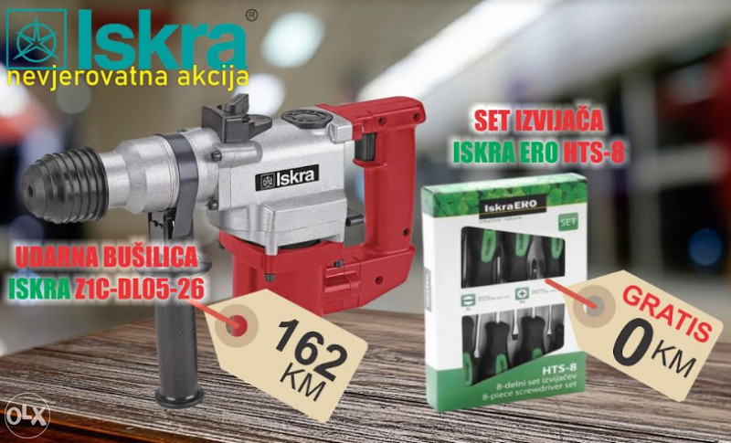 BUŠILICA UDARNA ISKRA Z1C-DL05-26