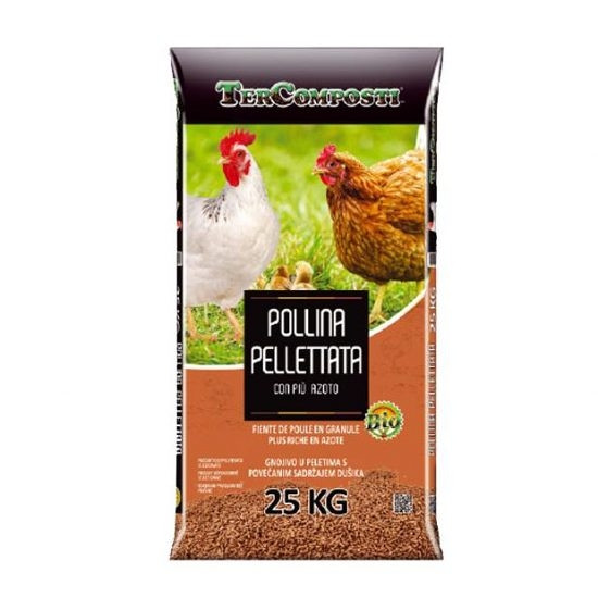 Organsko gnojivo pollina pellet 25kg jolly