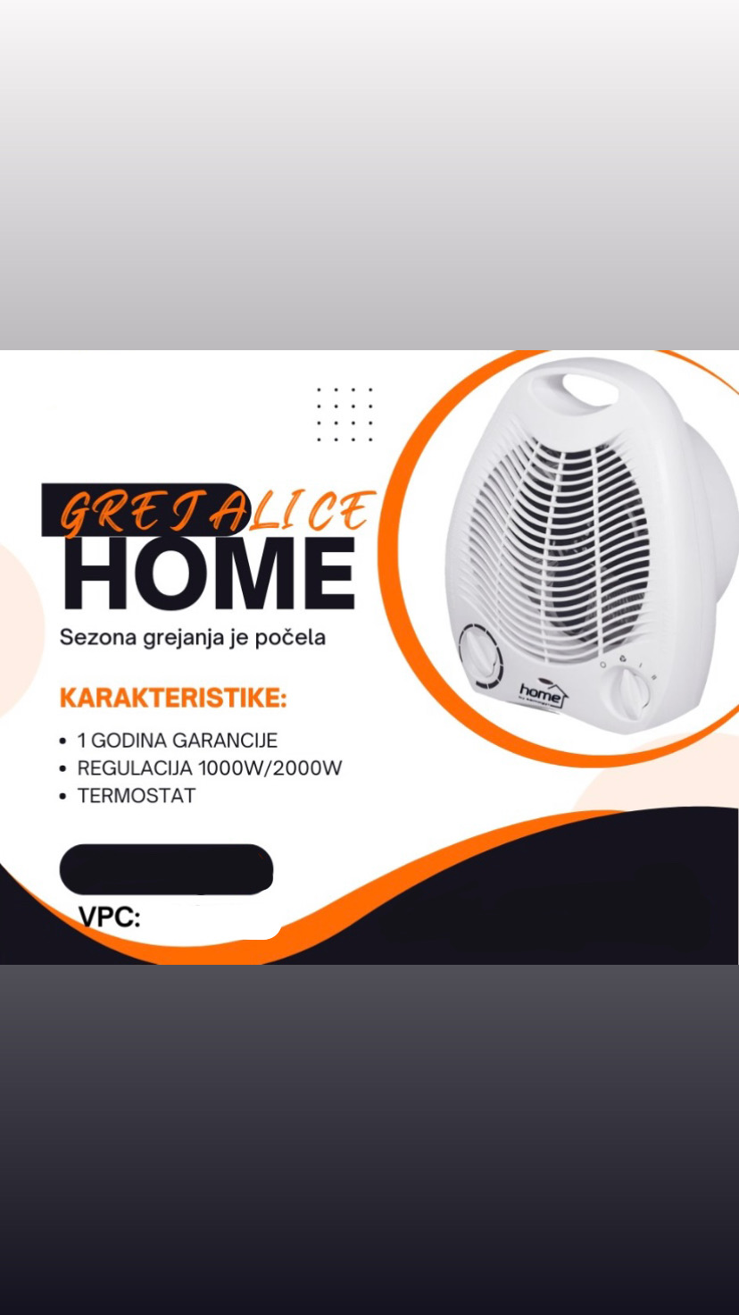 Grijalica HOME 1000/2000W