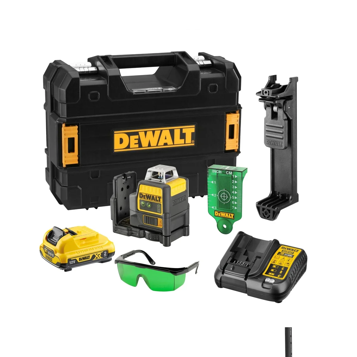 DeWALT aku laserski nivelir 2 x 360 DCE0811D1G-QW